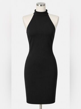 WHITE HOUSE BLACK MARKET WHBM AURA SLEEVELESS SCULPTING MOCK NECK SHEATH DRESS 2